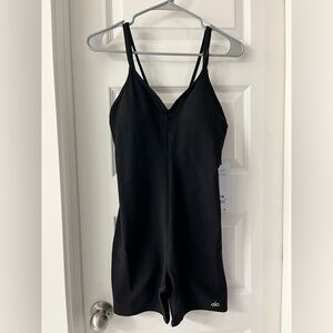 ALO AloSoft Suns Out Onesie-Black